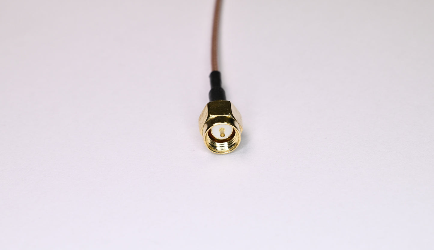 Antennenkabel Pigtail SMA auf U.FL – Detailansicht der Steckverbinder
