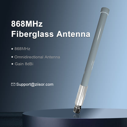 ZIISOR 8 dBi 868 MHz Fiberglass Antenna, TX868-BLG-55 – N Male Connector, 55 cm