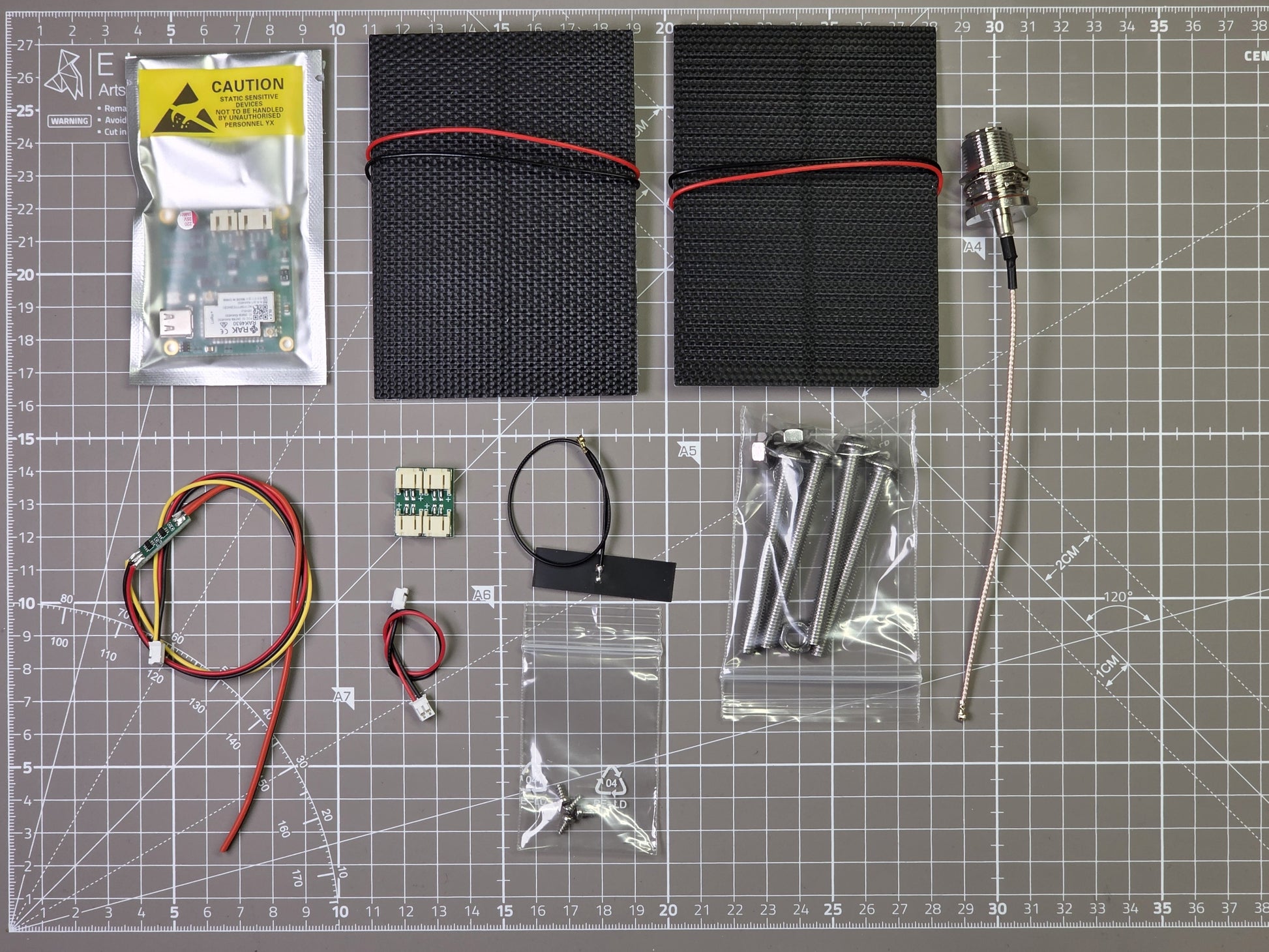 Hilltop-Mesh-Repeater L – 3D-gedrucktes Gehäuse mit 2 W Solar für den Inhero MR-2