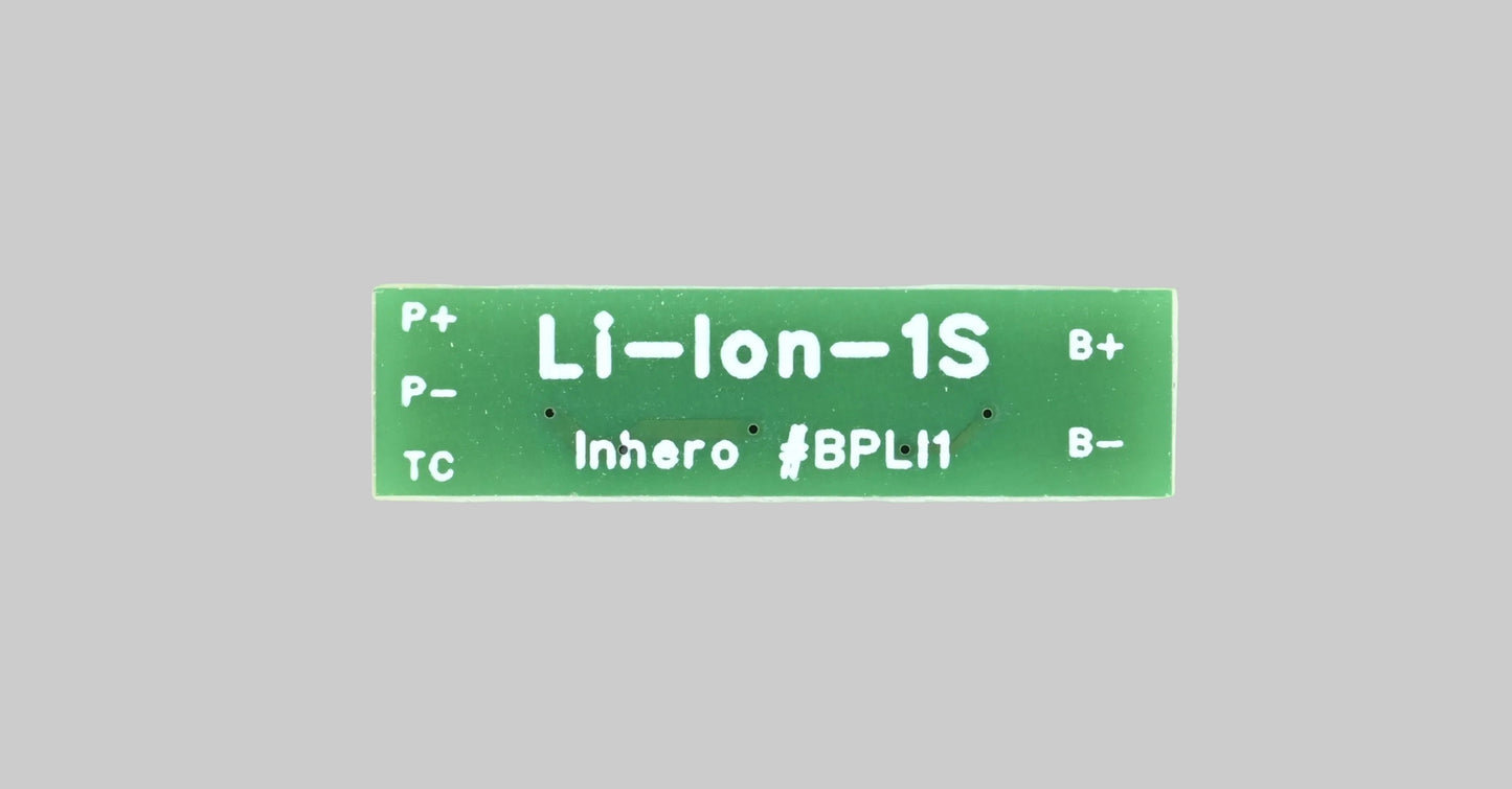 Akkuschutzmodul Li-Ion 1S – Rückansicht der Platine