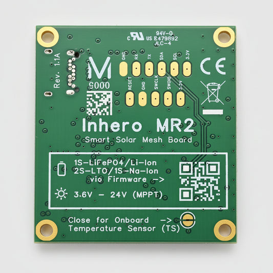 Inhero MR-2 Solar-Mesh-Repeater-Board – Rückseite