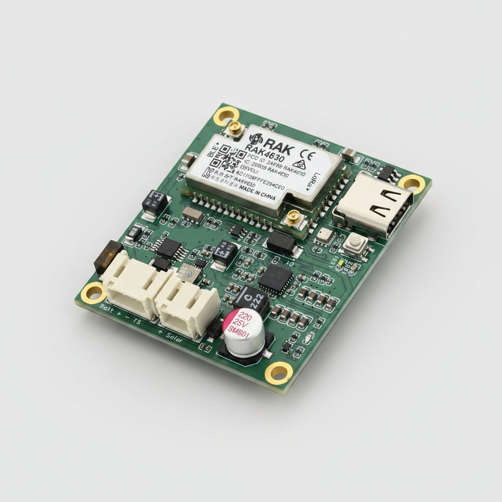 Inhero MR-2 Solar-Mesh-Repeater-Board (RAK4630 / SX1262) – Vorderseite