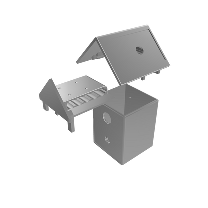 STL Files Birdhouse Mesh Repeater (Nest Box) – Free Download